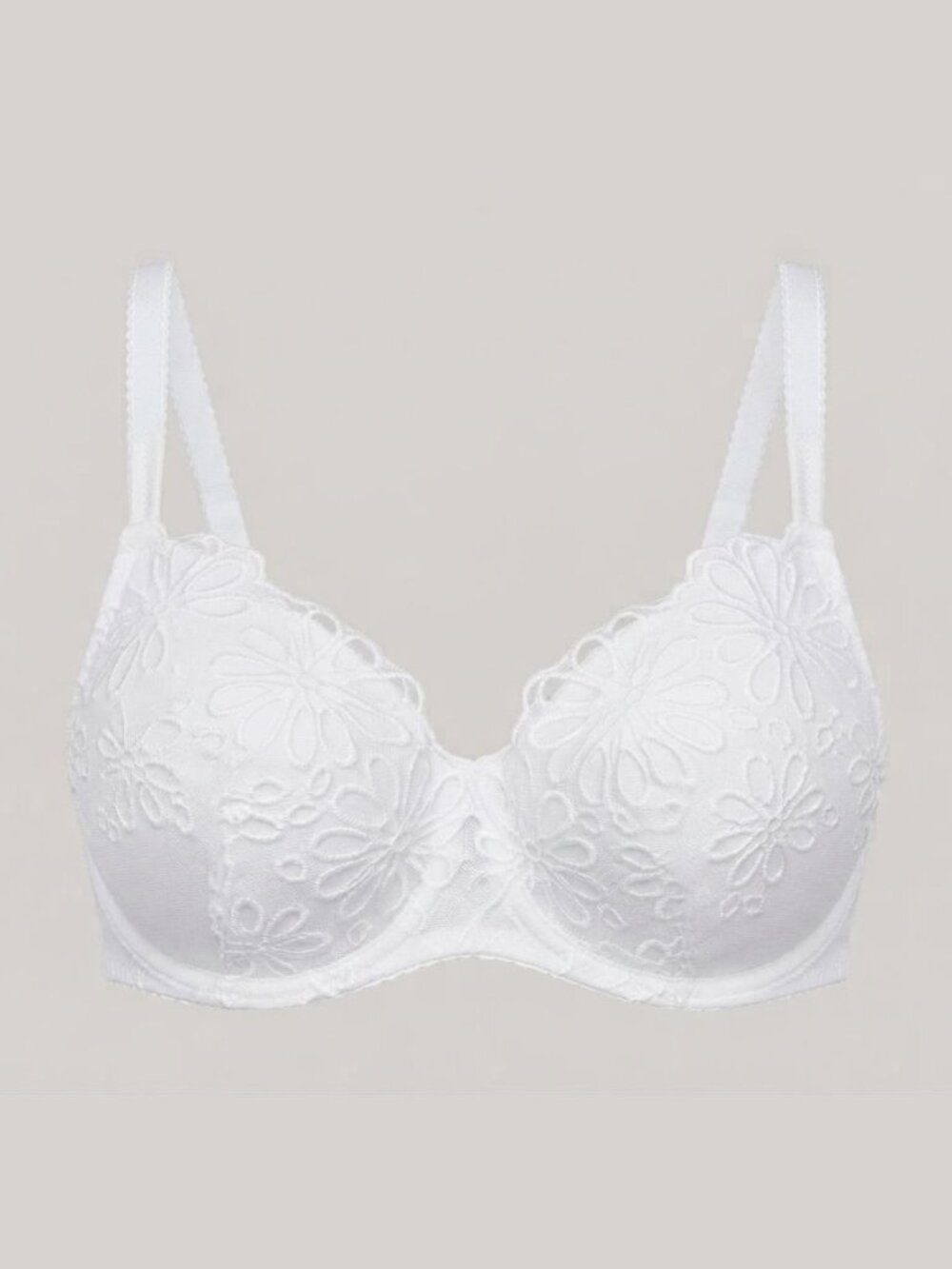 New! Victoria’s Secret White Floral Lace Push Up No-wire Bra 34DDD 34941